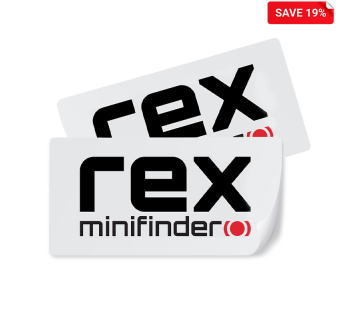 MiniFinder Rex Decal Duo