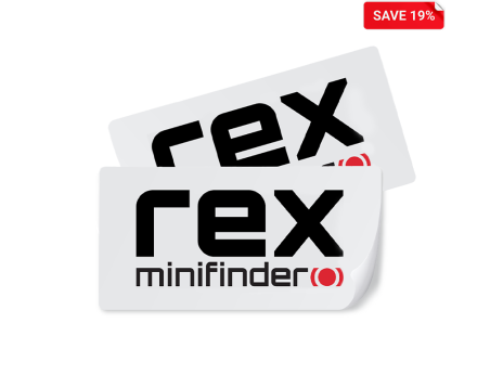 MiniFinder Rex Aufkleber Duo